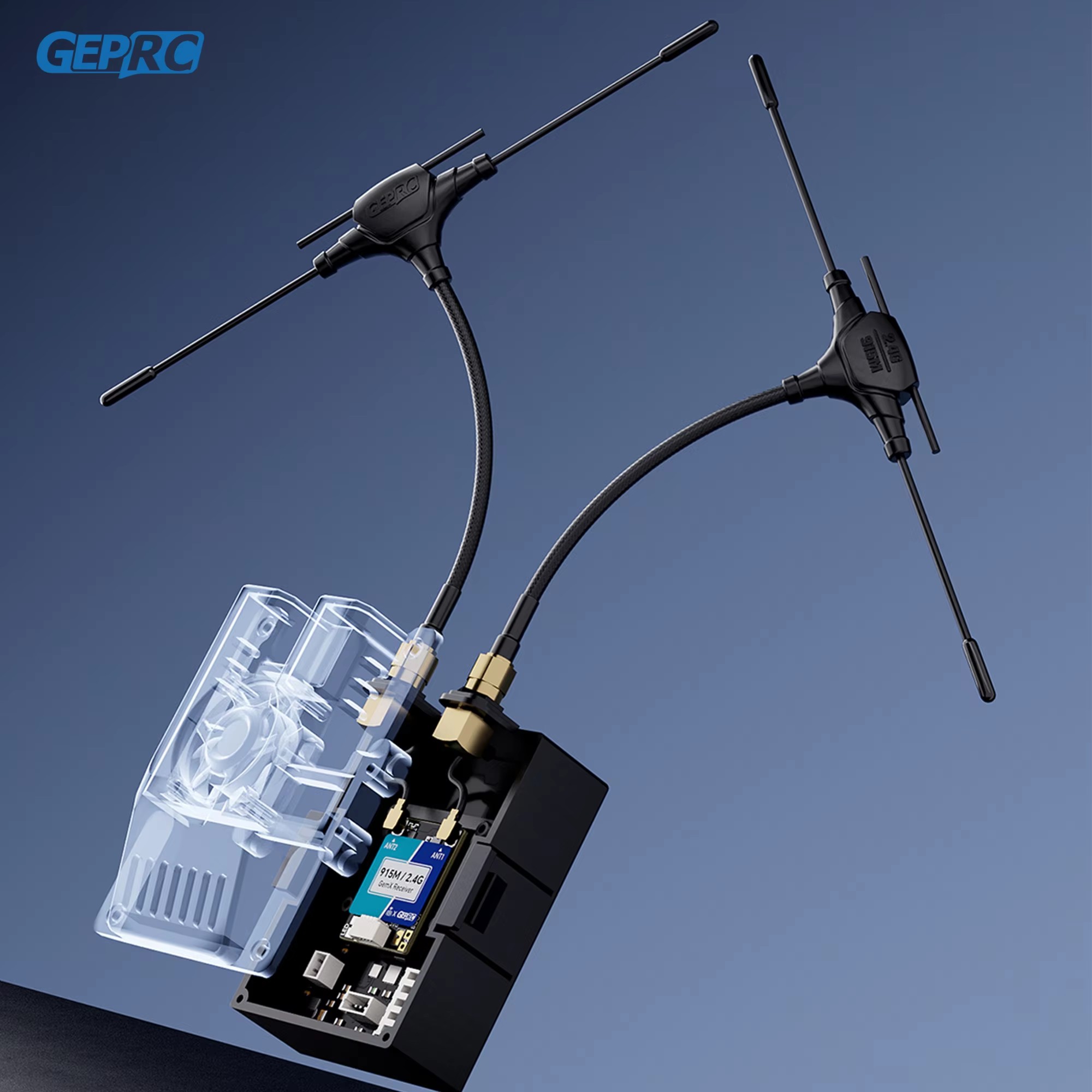 Fpv Drone Quadcopter - GEPRC ELRS 915M/2.4G Gemini Xrossband odbiornik