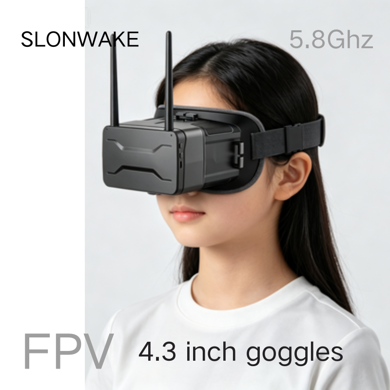 Fpv Drone Goggles - Okulary FPV 5,8G, 4,3-calowy ekran, rozdzielczość