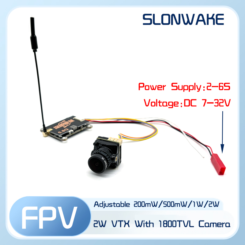 Nadajnik SLONWAKE 5.8G 56CH 2W – Fpv Drone Receiver recenzja i cena